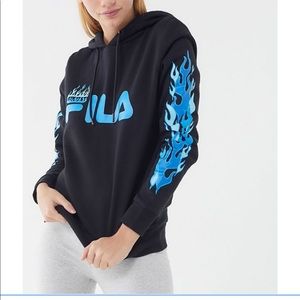 Fila + Uo Hades Flame Hoodie RARE